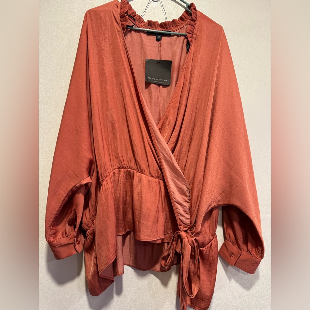 NWT Women’s Peach Marc New York Blouse-Size 2X